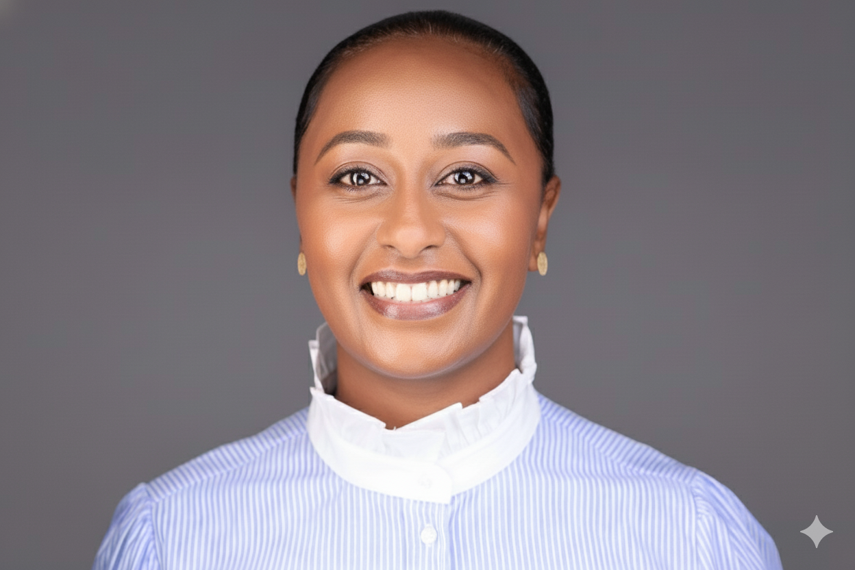 Portrait of Israa Siddig